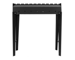 Мангал сварной, 605 х 375 х 138/640 мм, сталь 2 мм, Camping Palisad Новинка-foto3