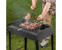 Мангал сварной, 605 х 375 х 138/640 мм, сталь 2 мм, Camping Palisad Новинка-foto16