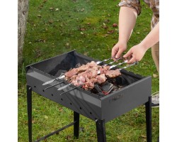 Мангал сварной, 605 х 375 х 138/640 мм, сталь 2 мм, Camping Palisad Новинка-foto17