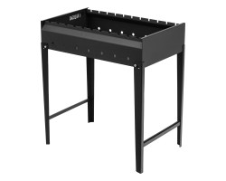 Мангал сварной, 605 х 375 х 138/640 мм, сталь 2 мм, Camping Palisad Новинка-foto2