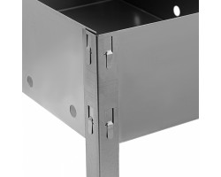 Мангал эконом 350 x 250 x 350 мм, Россия Camping Palisad Новинка-foto4