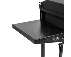 Мангал сварной на колесах, 662 х 390 х 152/805 мм, сталь 2 мм, кочерга в комплекте, Camping Palisad Новинка-foto8