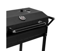 Мангал сварной на колесах, 662 х 390 х 152/805 мм, сталь 2 мм, кочерга в комплекте, Camping Palisad Новинка-foto5