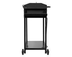 Мангал сварной на колесах, 662 х 390 х 152/805 мм, сталь 2 мм, кочерга в комплекте, Camping Palisad Новинка-foto4