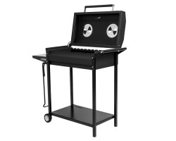 Мангал сварной на колесах, 662 х 390 х 152/805 мм, сталь 2 мм, кочерга в комплекте, Camping Palisad Новинка-foto2