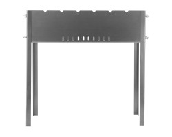 Мангал на барашках 500 х 305 х 500 мм, сталь 1.2 мм, Россия Camping Palisad Новинка-foto2