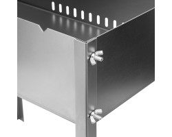 Мангал на барашках 500 х 305 х 500 мм, сталь 1.2 мм, Россия Camping Palisad Новинка-foto4