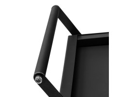 Мангал сварной на колесах, 662 х 390 х 152/805 мм, сталь 2 мм, кочерга в комплекте, Camping Palisad Новинка-foto8