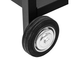 Мангал сварной на колесах, 662 х 390 х 152/805 мм, сталь 2 мм, кочерга в комплекте, Camping Palisad Новинка-foto9