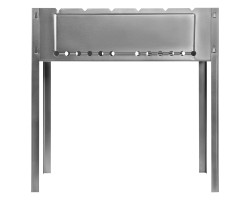 Мангал облегченный с ребрами жесткости 500 х 300 х 500 мм, Россия Camping Palisad Новинка-foto2