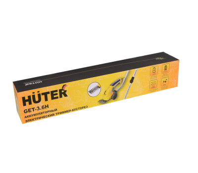 Аккумуляторный электрический триммер-кусторез Huter GET-3,6H