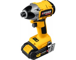 STEHER 20В, Li-Ion, 2 АКБ, в кейсе, бесщеточный, аккумуляторный винтоверт CSB-300-2-foto2
