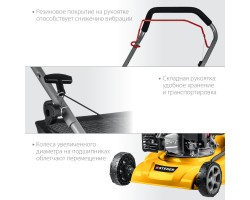 STEHER 2.2 кВт, 3.5 л.с., 410 мм, газонокосилка бензиновая GLM-410-foto8