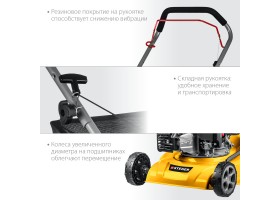 STEHER 2.2 кВт, 3.5 л.с., 410 мм, газонокосилка бензиновая GLM-410-foto8