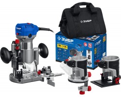 ЗУБР 750 Вт, 3 основания, сумка, кромочный фрезер ФПК-750Н Профессионал-foto2
