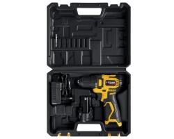 STEHER 12 В, 35 Нм, 2 АКБ (2 Ач), бесщеточная дрель-шуруповерт, кейс (CDB-120-2)-foto9