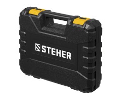 STEHER 12 В, 35 Нм, 2 АКБ (2 Ач), бесщеточная дрель-шуруповерт, кейс (CDB-120-2)-foto12