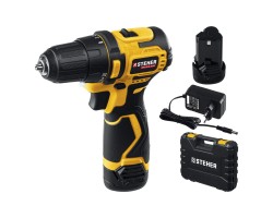 STEHER 12 В, 35 Нм, 2 АКБ (2 Ач), бесщеточная дрель-шуруповерт, кейс (CDB-120-2)-foto7