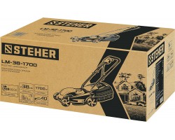 STEHER 1700 Вт, 380 мм, газонокосилка сетевая LM-38-1700-foto8