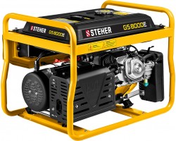STEHER 6.5/7 кВт, однофазный, синхронный, щеточный, с электростартером, бензиновый генератор GS-8000Е-foto3