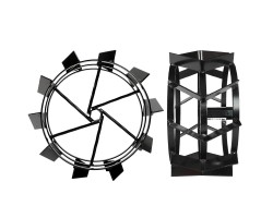 Грунтозацепы для мотоблока ПАТРИОТ (д430 мм, шир200 мм шестигранник32)(пара) Грз 430.200.32 Россия-foto2