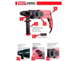 Перфоратор REDVERG RD-RH850D-foto13