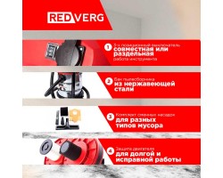 Пылесос REDVERG RD-VC1200S-25S-foto9