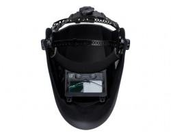 Щиток сварщика с самозатемняющимся светофильтром Solaris ASF520S (голубой глянец) (1/1/1/2, 95x43 мм (40,9 см2), DIN 4/9-13 (регул), шлифовка, рег.чу (ASF520S.PBL)-foto4