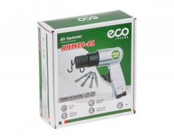 Пневмомолоток ECO AHM10-01 (4500 уд/мин, 1.12 Дж, 120л/мин, Хвостовик:10 мм, Долото - 4 шт.) (AHM10-01)-foto5