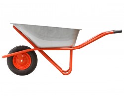 Тачка строительная ECO WB301-1 (130л, 300кг, 1 пневмоколесо 4.00-8) (WB301-1)-foto2