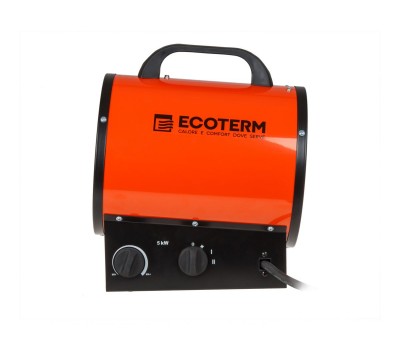 Нагреватель воздуха электр. Ecoterm EHR-05/3E (пушка, 5 кВт, 380 В, термостат) (ET1523-2) (ECOTERM) (ET1523-2)