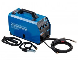 Полуавтомат сварочный Solaris MIG-201 (230В, MIG/SPOT/FLUX/MMA/TIG, встроенная горелка 2 м, смена полярности, 2T/4T, рег.индуктивн.) (SOLARIS) (MIG-201)-foto7