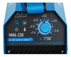 Инвертор сварочный SOLARIS MMA-230 (230В, 20-230 А, 69В, электроды диам. 1.6-5.0 мм, вес 3.7 кг) (MMA-230)-foto4