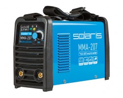 Инвертор сварочный SOLARIS MMA-207 (230В, 20-200 А, 65В, электроды диам. 1.6-4.0 мм, вес 3.7 кг) (MMA-207)