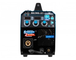 Полуавтомат сварочный Solaris MULTIMIG-221 (230В, MIG/SPOT/FLUX/MMA/TIG, евроразъем, горелка 3 м, смена полярности, 2T/4T, рег.индуктивн.) (SOLARIS) (MULTIMIG-221)-foto4