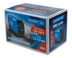 Инвертор сварочный SOLARIS MMA-250D (230В, 20-200 А, 70В, электроды диам. 1.6-5.0 мм, вес 3.6 кг) (MMA-250D)-foto8