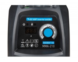 Инвертор сварочный SOLARIS MMA-210 (230В, 20-210 А, 70В, электроды диам. 1.6-4.0 мм, вес 3.8 кг) (MMA-210)-foto5