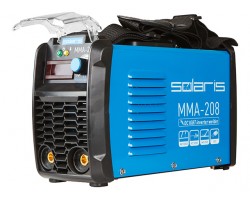 Инвертор сварочный SOLARIS MMA-208 (230В, 20-200 А, 65В, электроды диам. 1.6-4.0 мм, вес 3.9 кг) (MMA-208)