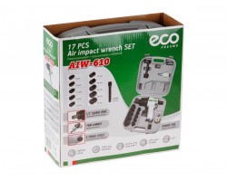 Пневмогайковерт 1/2' ECO AIW-610 с лубрикатором и головками (580 Нм, Ударный мех-м: twin hammer, 7000 об/мин, Макс.резьба: М18, 220 л/мин,) (AIW-610)-foto6