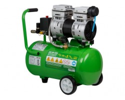 Компрессор ECO AE-25-OF1 безмасляный (140 л/мин, 8 атм, коаксиальный, безмасляный, ресив. 24 л, 220 В, 0,8 кВт) (AE-25-OF1)-foto2