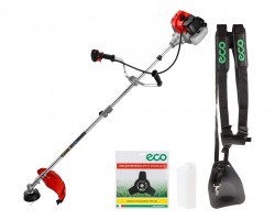 Мотокоса ECO GTP-250S Power с разборной штангой (2.5 кВт, 3.4 л.с., 52.0 см3, лёгкий запуск, разборная штанга, нож 3Т, ремень двухлямочный, вес 7.8 к) (EC1515-3)-foto2