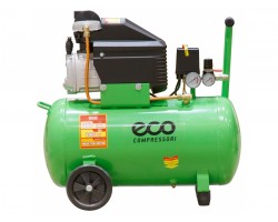 Компрессор ECO AE-501-4 коаксиальный (260 л/мин, 8 атм, коаксиальный, масляный, ресив. 50 л, 220 В, 1.80 кВт) (AE-501-4)-foto3