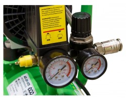 Компрессор ECO AE-10-OF1 безмасляный (120 л/мин, 8 атм, коаксиальный, безмасляный, ресив. 10 л, 220 В, 0,7 кВт) (AE-10-OF1)-foto5