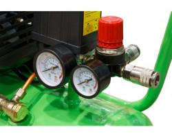 Компрессор ECO AE-251-3 коаксиальный (235 л/мин, 8 атм, коаксиальный, масляный, ресив. 24 л, 220 В, 1.50 кВт) (AE-251-3)-foto5