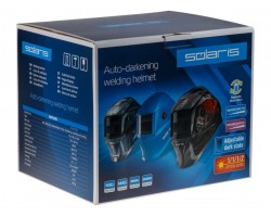 Щиток сварщика с самозатемняющимся светофильтром Solaris ASF520S (Creator) (1/1/1/2, 95x43 мм (40,9 см2), DIN 4/9-13 (регул), шлифовка, рег.чувств.+з (ASF520S.CRT)-foto7