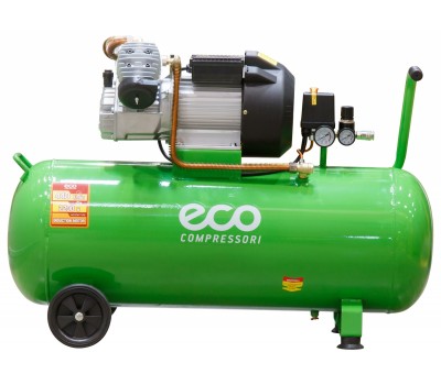 Компрессор ECO AE-1005-3 коаксиальный (440 л/мин, 8 атм, коаксиальный, масляный, ресив. 100 л, 220 В, 2.20 кВт) (AE-1005-3)