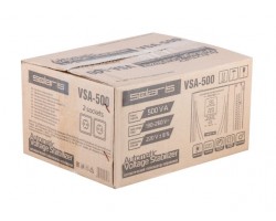 Стабилизатор напряжения Solaris VSA-500 (500 В*А, 130-260 В, 2 розетки, настенный монтаж) (SOLARIS) (VSA-500)-foto4