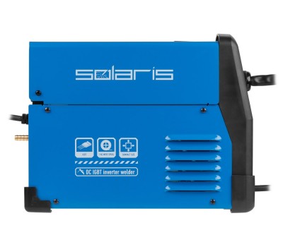 Полуавтомат сварочный Solaris MIG-200EM (220В, MIG/FLUX/MMA, встр. горелка 2 м, смена полярности, катушка 1 кг) (SOLARIS) (MIG-200EM)