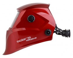 Щиток сварщика с самозатемняющимся светофильтром Solaris ASF650Х (красный металлик) (1/1/1/2, 100x45 мм (45,0 см2), DIN 3/9-13 (регул), 4 сенсора, ес (ASF650X.PRD)-foto2