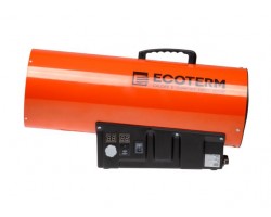 Нагреватель воздуха газ. Ecoterm GHD-50T прям., 50 кВт, термостат, переносной (Мощность 50кВт, Производительность 872 м3/ч, Тип газа: Пропан, Термоста (GHD-50T)-foto2